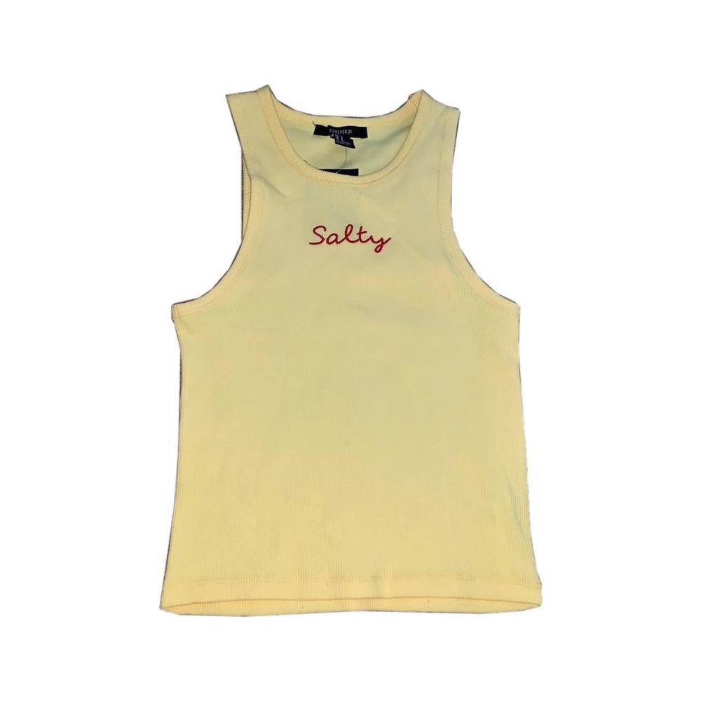 Forever 21 Yellow Tank